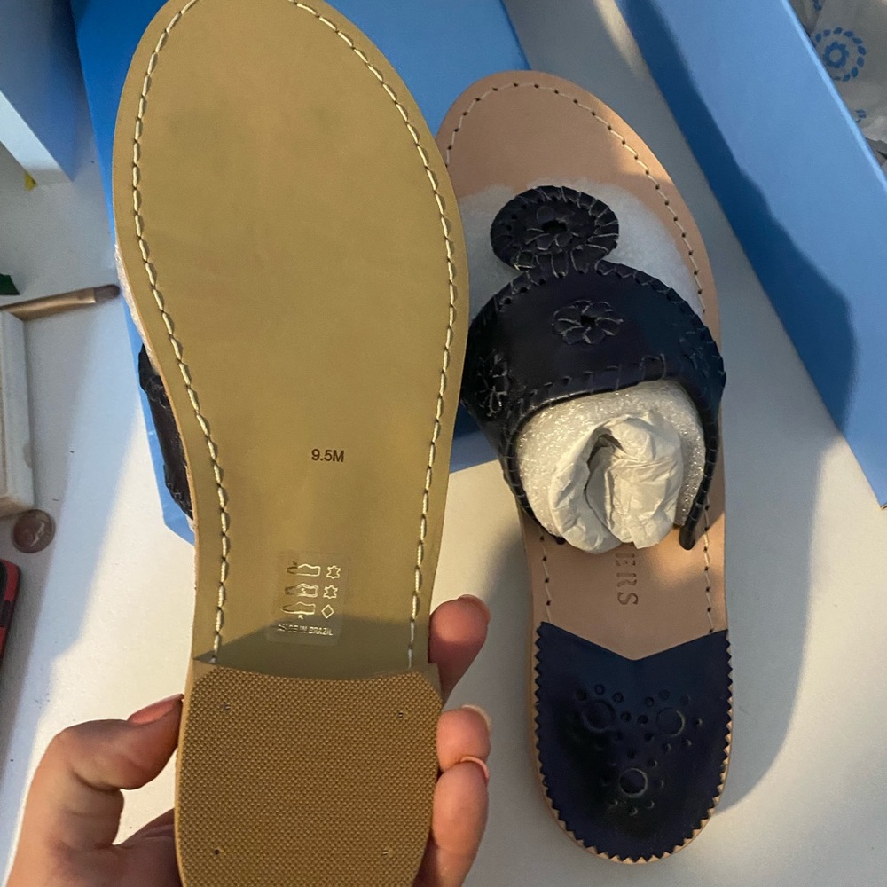 Jack Rodgers sandals size 9.5 color- midnight